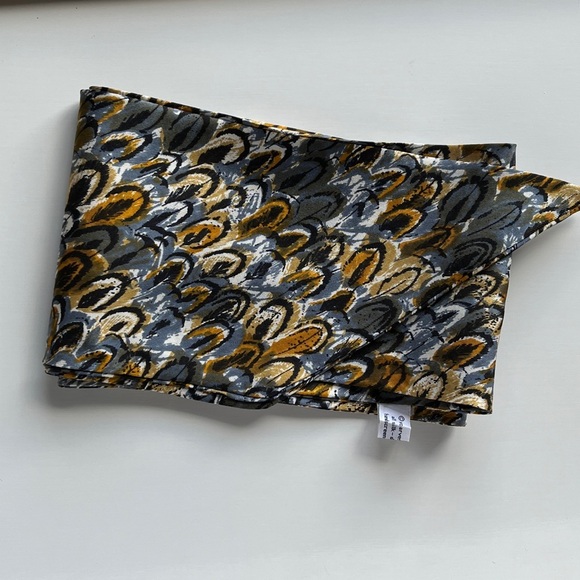 Vintage Vera Neumann Silk Tie Scarf Hand Screened Abstract Print - Picture 10 of 10